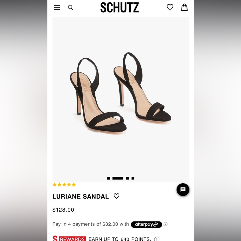 Schutz  LURIANE SANDAL in size 9 in excellent condition retails for $128